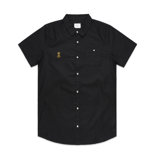 Men's Short Sleeve Black Shirt Thumbnail