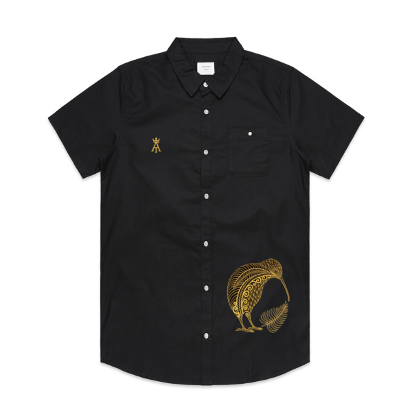 Men's Short Sleeve Black Kiwi classic Thumbnail