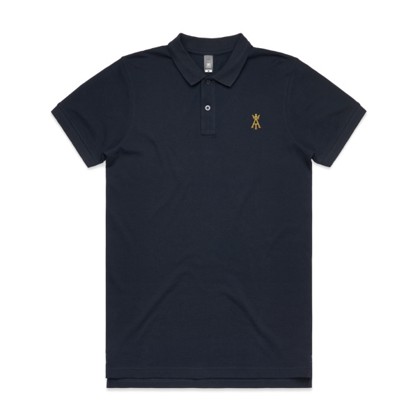 The Aiden Theory Mens Polo Navy Thumbnail